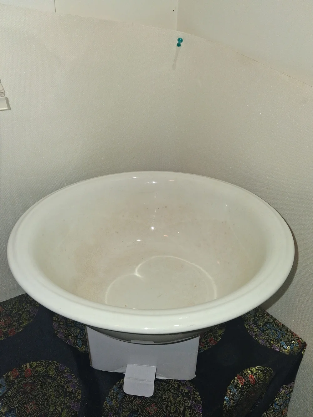 Mid 1800s Wedgwood White Ceramic Mixing Bowl